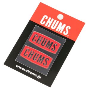Chums CHUMS Logo Emboss Sticker red