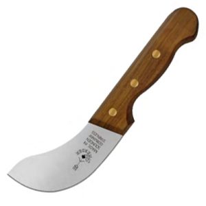 F.Herder 4 inch Skinning Knife with Walnut Wooden Handle 0375-10,00