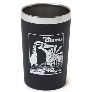 Chums 40 Years Camper Stainless Steel Tumbler black