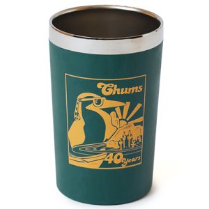 Chums 40 Years Camper Stainless Steel Tumbler deep teal