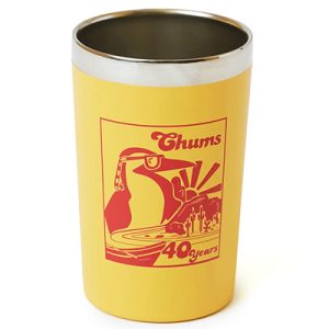 Chums 40 Years Camper Stainless Steel Tumbler yellow