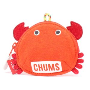 Chums Crab Zip Coin Case red