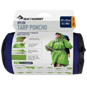 Sea To Summit 70D Nylon Tarp Poncho blue