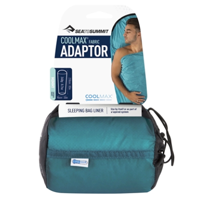 Sea To Summit Coolmax Adaptor Liner Hood aqua