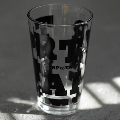 Tarptotarp Tarp Glass Half Pint black