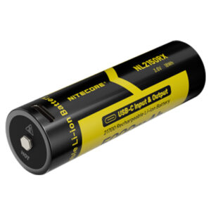 Nitecore 21700 5000mAh 3.6V Rechargeable Li-ion Battery NL2150RX