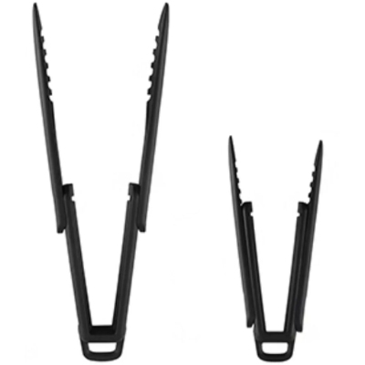 Awada Nylon Folding Food Tong black