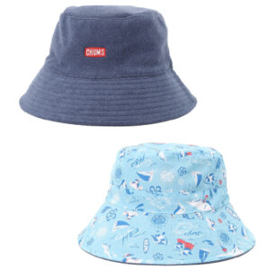 Chums Reversible Pile Bucket Hat navy