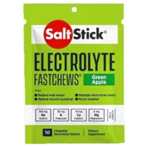 Saltstick Fastchews 10 Tabs Green Apple