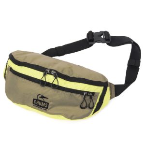 Chums Spring Dale Waist Pack khaki celery