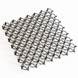 Wire Mesh Pot Stand black