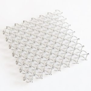 Wire Mesh Pot Stand silver