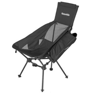 Naturehike Clamshell Sea Moon 002 Triangle Folding High Back Moon Chair black