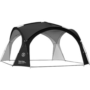 Shinetrip Dome Shelter Silver Coated A470-H00 black