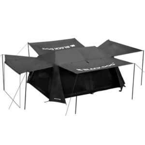 Blackdog One Bedroom & One Living Room Automatic Tent 2.0 black