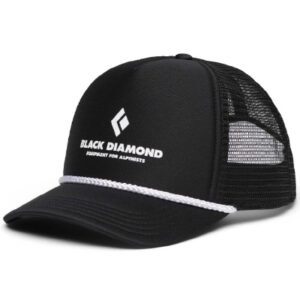 Black Diamond Flat Bill Trucker Hat black black