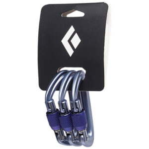 Black Diamond LiteForge Screwgate Carabiner 3-Pack gray