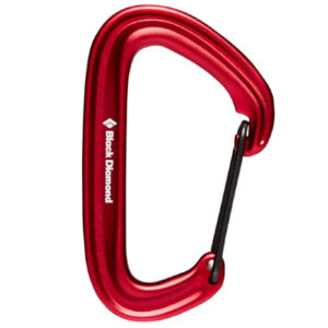 Black Diamond LiteWire Carabiner red