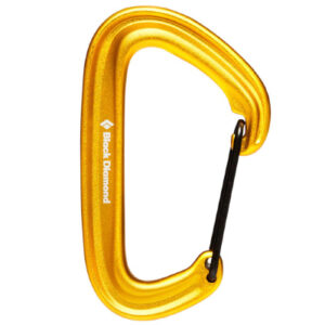 Black Diamond LiteWire Carabiner yellow