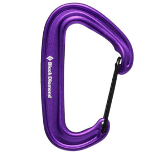 Black Diamond MiniWire Carabiner purple