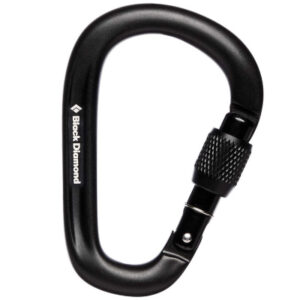 Black Diamond PearLock Screwgate Carabiner black