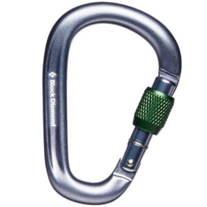 Black Diamond PearLock Screwgate Carabiner gray