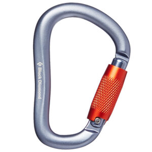 Black Diamond RockLock Twistlock Carabiner gray