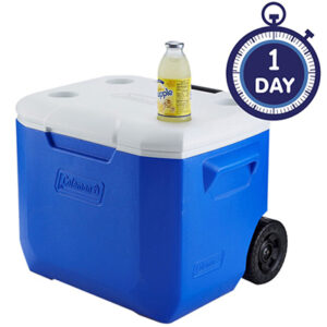 Coleman Cooler 60QT Wheeled blue