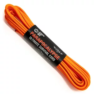 Atwood Rope MFG 625 Parapocalypse Paracord 25 Feet Neon Orange