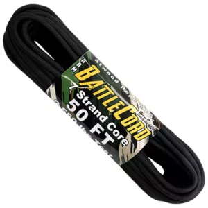 Atwood Rope MFG Battlecord 7 Strands 50 Feet Black