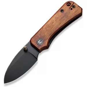 Civivi Baby Banter with Black Stonewashed Nitro-V Blade Cuibourtia Wood Handle Folding Knife C19068SB-2