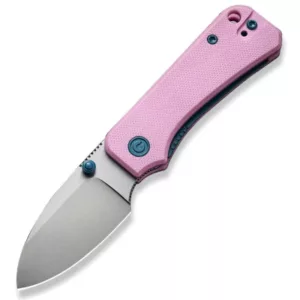 Civivi Baby Banter with Satin Finished Nitro-V Blade Powder Pink G10 Handle Folding Knife C19068S-10