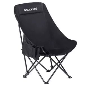 Blackdog Floating Moon Outdoor High Back Folding Chair black