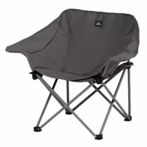 Naturehike Gathering X-Shaped Chair Armrest Version black grey