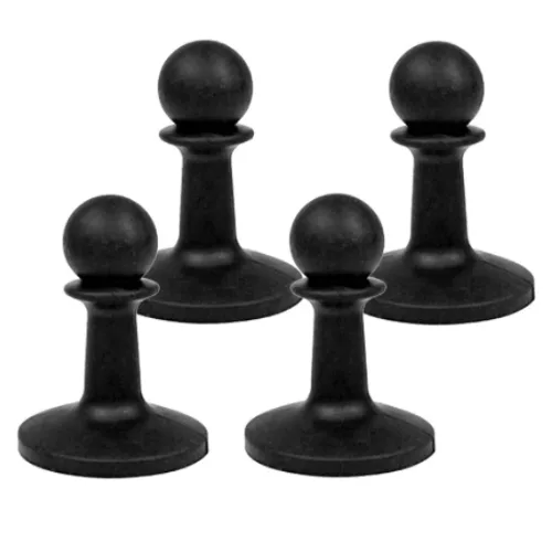 Shinetrip Camping Pole Cap Thunder Protection 4pcs A021-H02 black