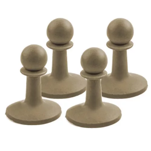 Shinetrip Camping Pole Cap Thunder Protection 4pcs A021-H02 khaki