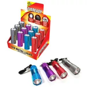 Eveready Compact Metal Light MLHV32 various colour