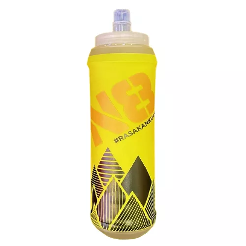 N8 Sports Nutrition Foldable Soft Flask 500ml yellow