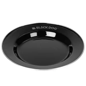 Blackdog Enamelware Plate black