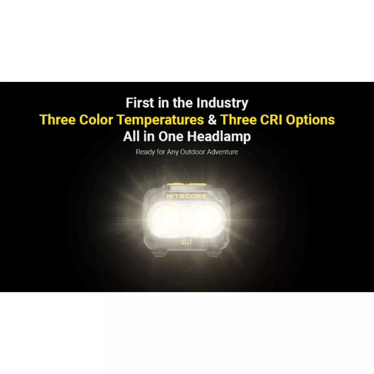 Nitecore UT27 MCT Headlamp shadow black