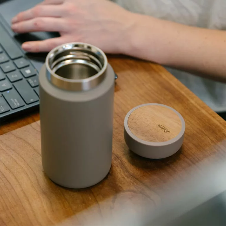 Rivers Drink Bottle Moku 350ml taupe