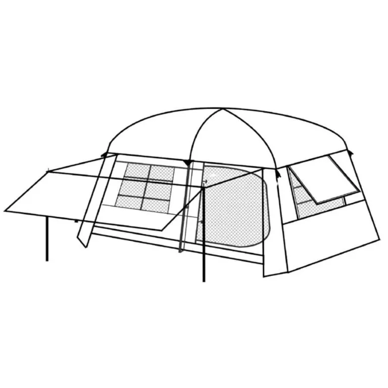 LNT Antariksa 6P Manual Tent black