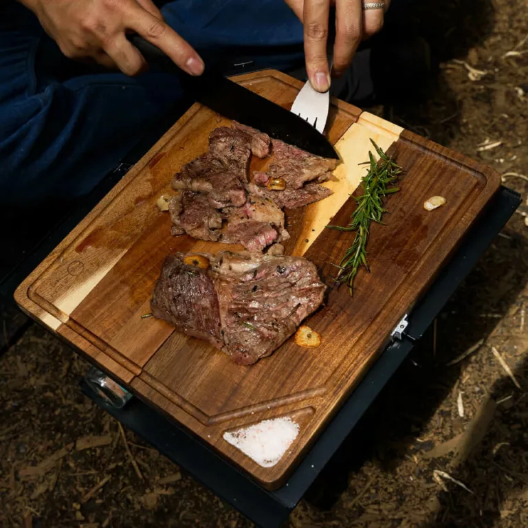 ZenCamps Cutting Board with Knife