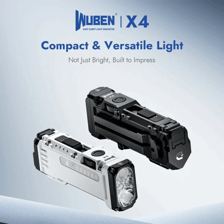 Wuben X4 Flashlight grey