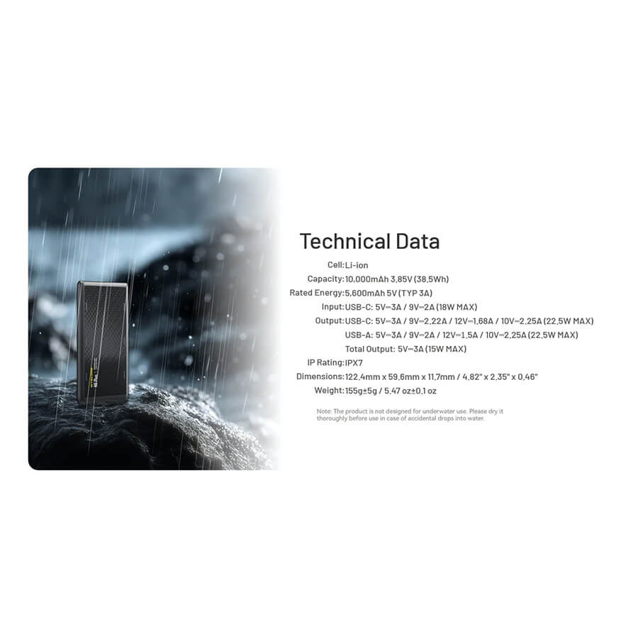 Nitecore NB Plus 10000mAh Power Bank