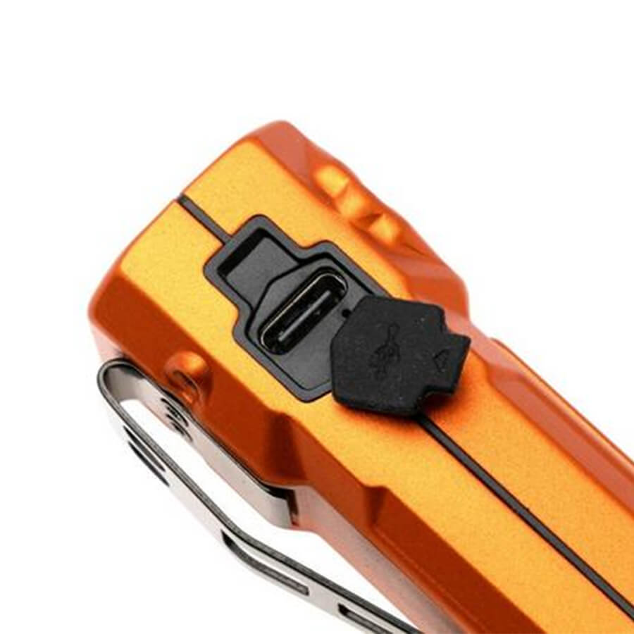 Nitecore TUP2 Rechargeable Keychain Flashlight alloy orange