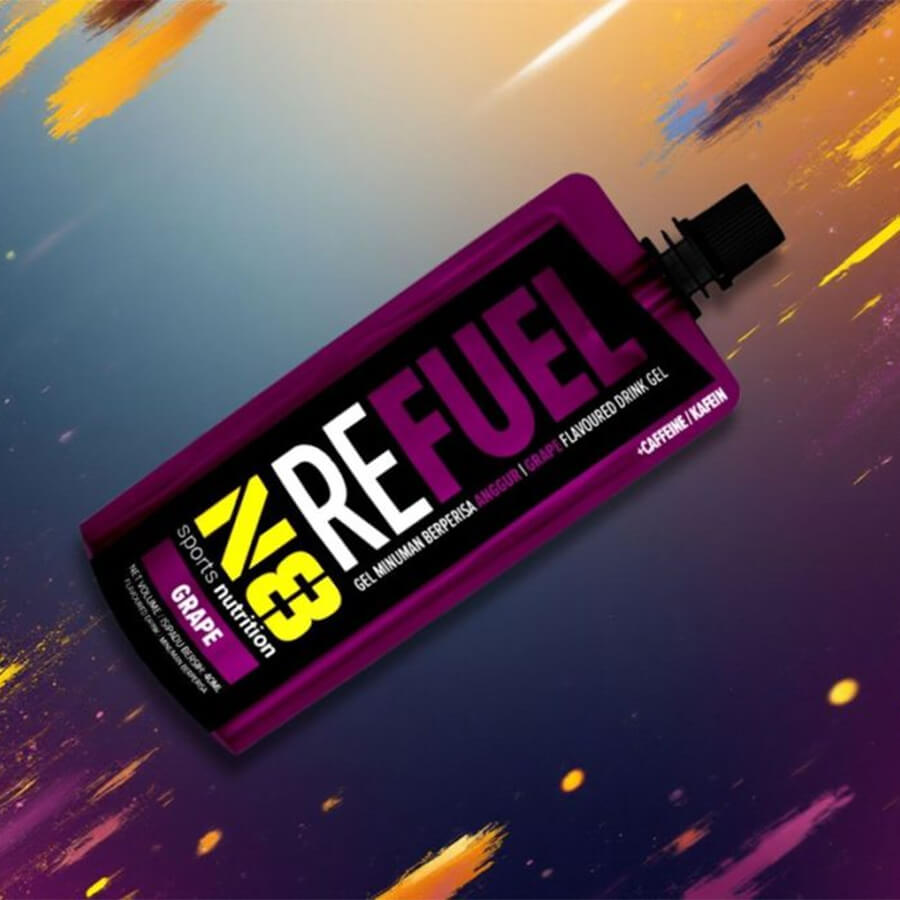 N8 Sports Nutrition N8 ReFuel Energy Gel Grape