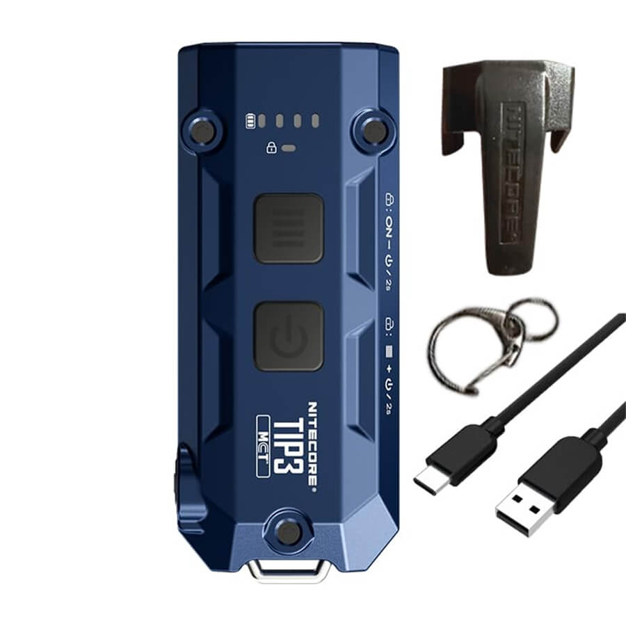 Nitecore TIP3 Flashlight cobalt blue