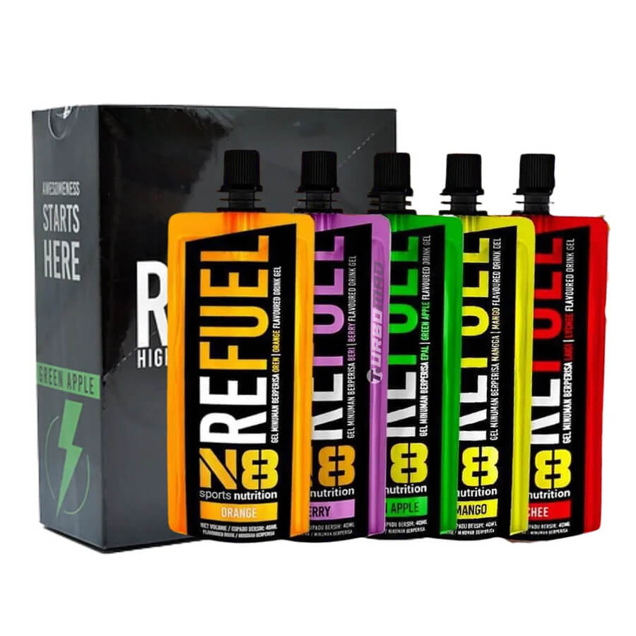 N8 Sports Nutrition N8 ReFuel Energy Gel Grape