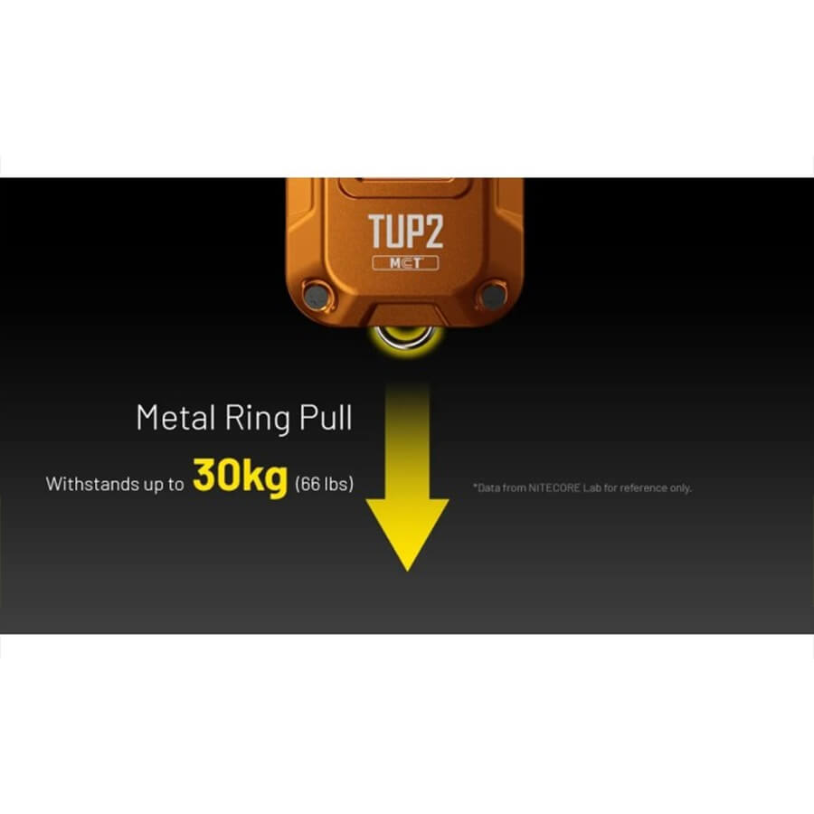 Nitecore TUP2 Rechargeable Keychain Flashlight alloy orange